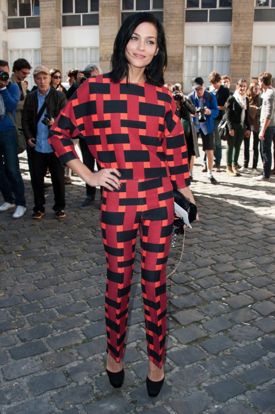 Leigh-Lezark-Wearing-Matching-Giambattista-Valli-Top-and-Pants-At-The-Giambattista-Valli-Spring-2013-Presentation-Paris-Fashion-Week-1